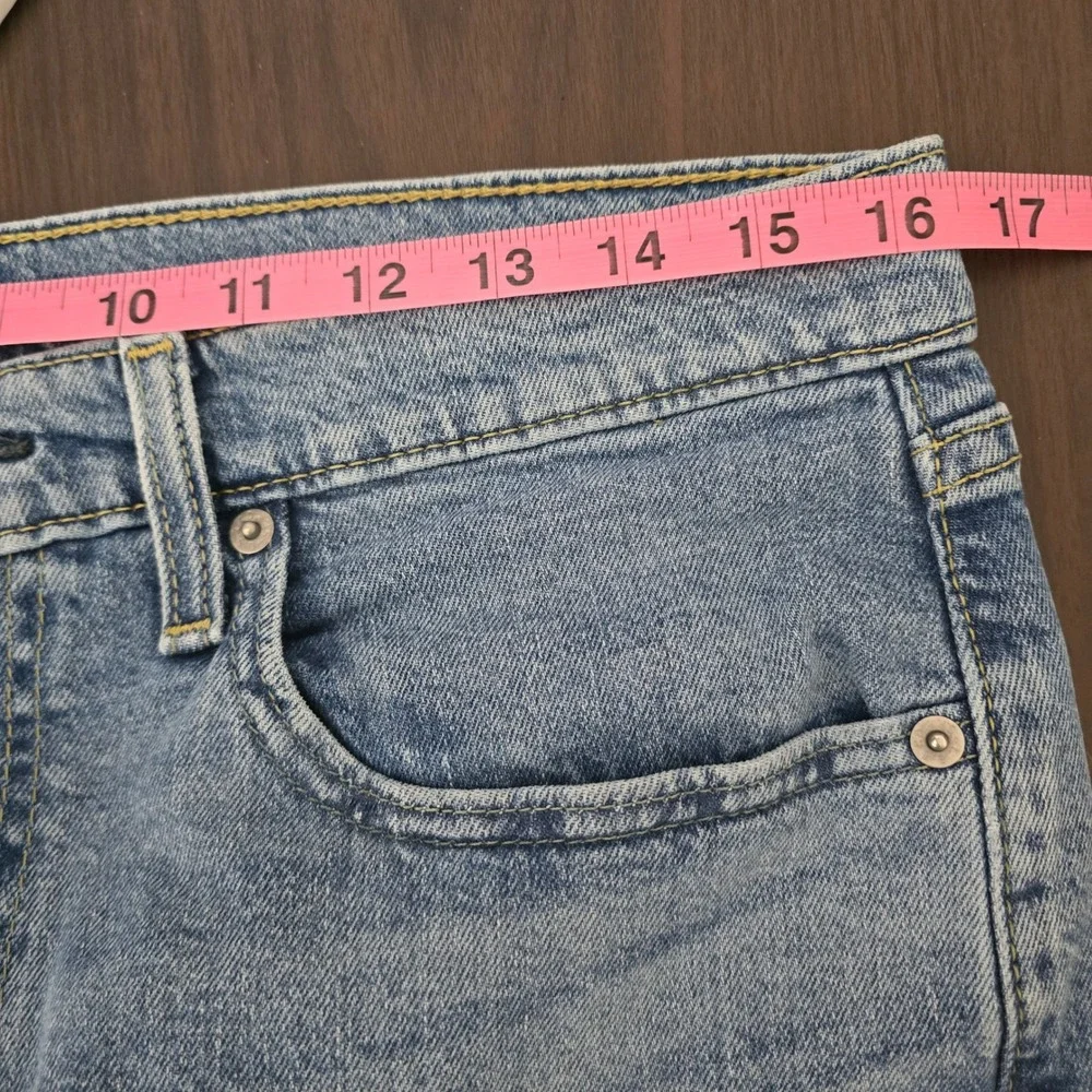 Levis 502 Regular Taper Mens Light Wash Blue Denim Jeans‎ 32x32 29507-0736